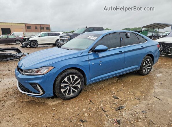 3VW5X7BU5SM109190 2025 VOLKSWAGEN JETTA Blue 
