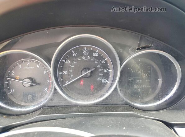 JM3KFABL8H0215813 2017 MAZDA CX-5 Blue Widok tylnych siedzeń