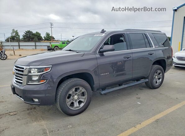 1GNSKBKC7HR194904 2017 CHEVROLET TAHOE Серый Задняя левая четверть