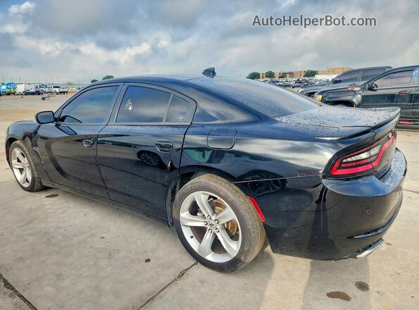 2C3CDXCT3JH133434 2018 DODGE CHARGER Black Հետևի աջ
