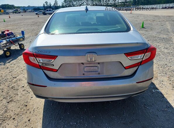 1HGCV1F18KA136413 2019 HONDA ACCORD Silver Вид салону спереду