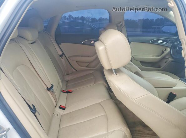 WAUD8AFC4HN013282 2017 AUDI A6 White Вид задньої частини салону