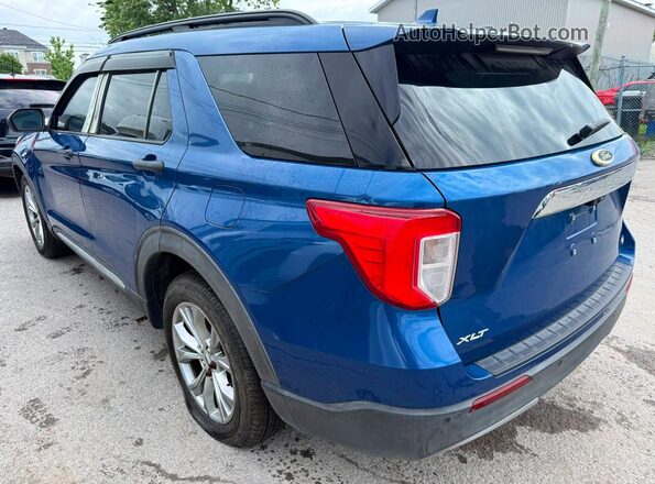 1FMSK8DH7LGB58120 2020 FORD EXPLORER Blue Front right