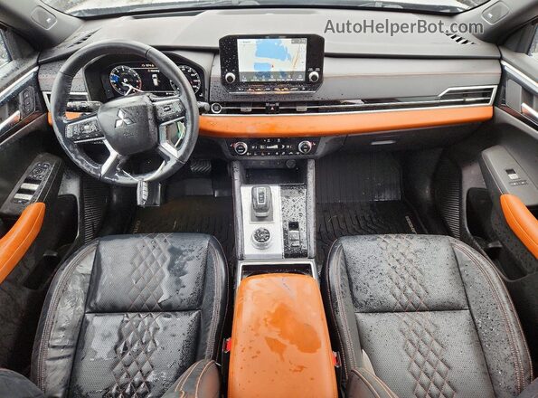 JA4J4VA88NZ091879 2022 MITSUBISHI OUTLANDER Brown Widok zestawu wskaźników