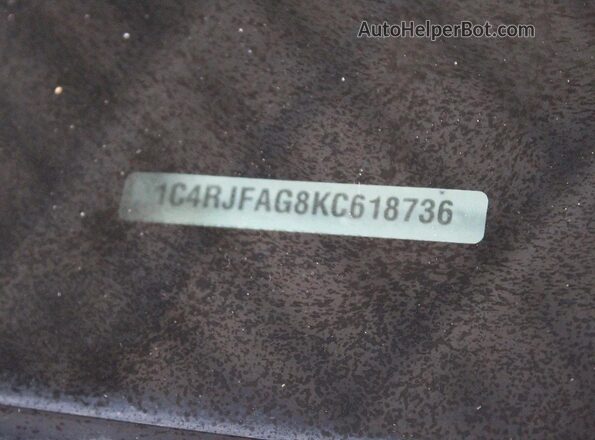 1C4RJFAG8KC618736 2019 JEEP GRAND Белый 