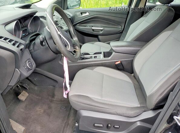 1FMCU9GD3JUB87299 2018 FORD ESCAPE Black წინა პანელის ხედი