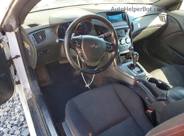 KMHHT6KJ9GU131963 2016 HYUNDAI GENESIS White Սարքավորումների վահանակի տեսք