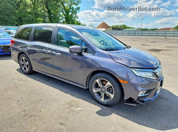 5FNRL6H88JB070408 2018 HONDA ODYSSEY Gray წინა ხედი