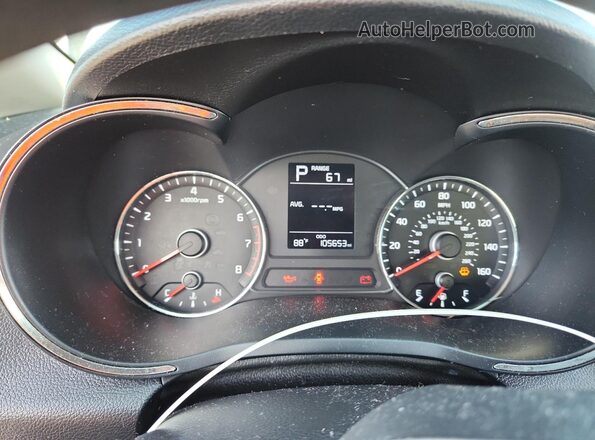 3KPFK4A78HE119103 2017 KIA FORTE Black უკანა სავარძლების ხედი