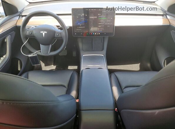 7SAYGAEE6PF850531 2023 TESLA MODEL Blue ხელსაწყოთა პანელის ხედი