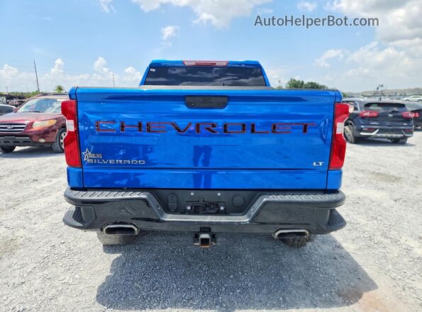 3GCUDFED4NG674658 2022 CHEVROLET SILVERADO Blue Front interior view