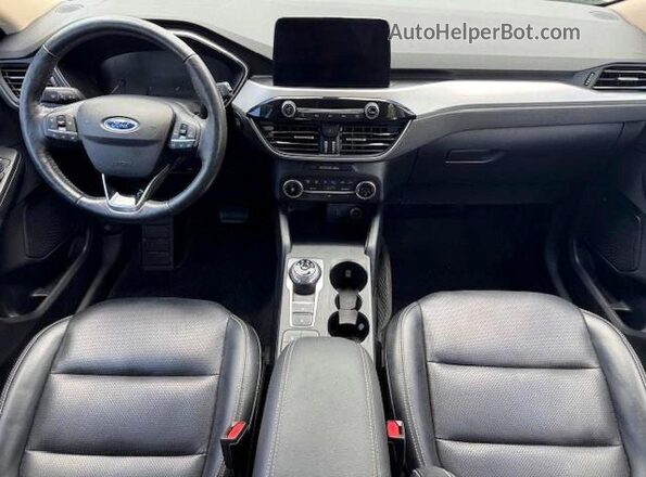 1FMCU0H61LUB07822 2020 FORD ESCAPE Black Սարքավորումների վահանակի տեսք