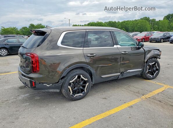 5XYP6DGCXSG693032 2025 KIA TELLURIDE Green Передня права чверть