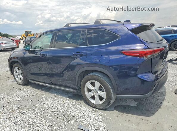 5TDCZRAH1LS005172 2020 TOYOTA HIGHLANDER Blue 