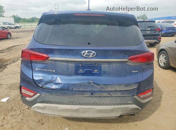 5NMS2CAD3KH091371 2019 HYUNDAI SANTA Blue 