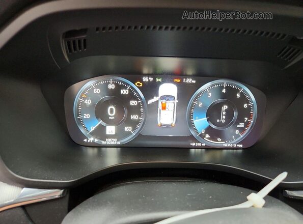 YV4A22RM6K1351487 2019 VOLVO XC60 Gray უკანა სავარძლების ხედი