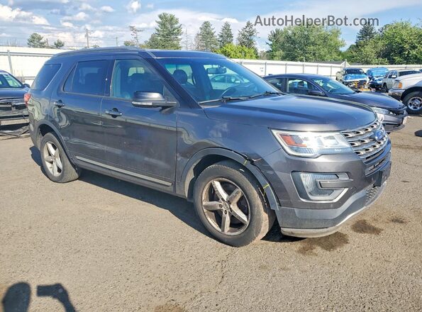 1FM5K8DH4GGA49620 2016 FORD EXPLORER Gray წინა ხედი