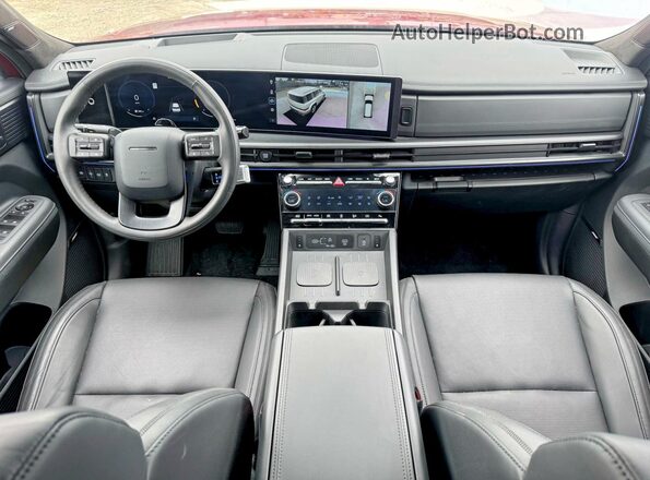 5NMP5DGL5SH125182 2025 HYUNDAI SANTA FE Burgundy Rear seats view