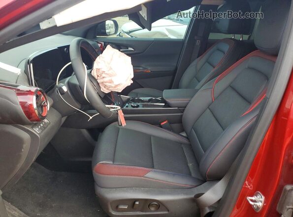 3GNAXTEG7SL108166 2025 CHEVROLET EQUINOX Red Dashboard view