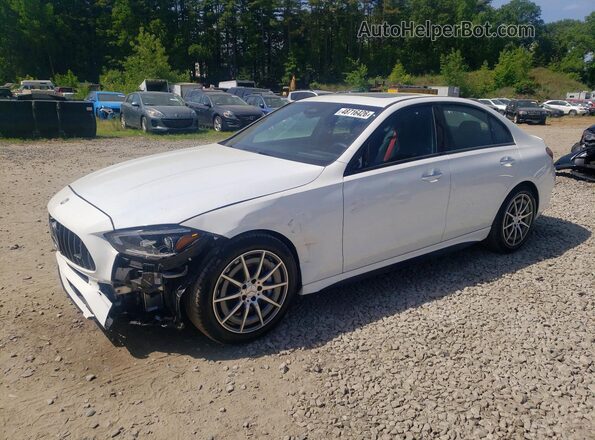 W1KAF8HB3SR272523 2025 MERCEDES-BENZ C-CLASS White Tył lewy