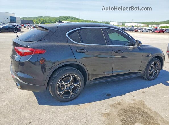 ZASFAKAN1J7B74253 2018 ALFA ROMEO STELVIO Black წინა მარჯვენა