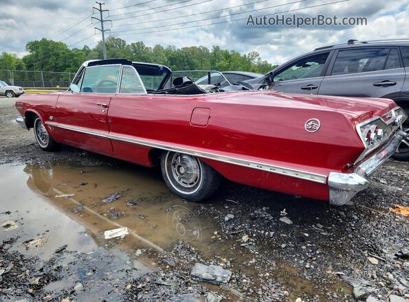 31867B183982 1963 CHEVROLET IMPALA Red Tył lewy