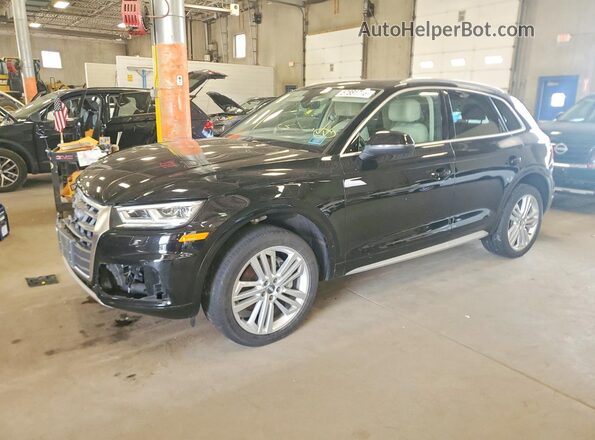WA1BNAFY5J2017910 2018 AUDI Q5 Black უკანა მარცხენა