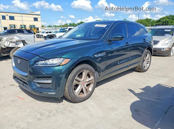 SADCL2BV7HA085292 2017 JAGUAR F-PACE Green უკანა მარცხენა