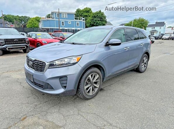5XYPGDA58LG692387 2020 KIA SORENTO Синий Задняя правая четверть