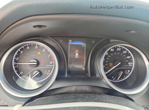 4T1B11HK5JU074019 2018 TOYOTA CAMRY White Вид задніх сидінь