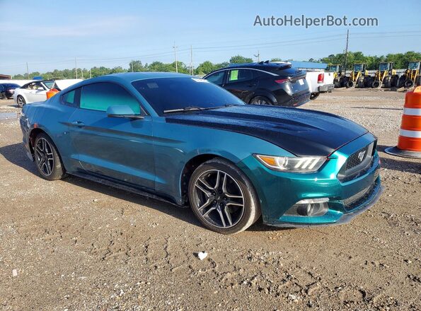 1FA6P8TH6G5275364 2016 FORD MUSTANG Teal Widok z przodu