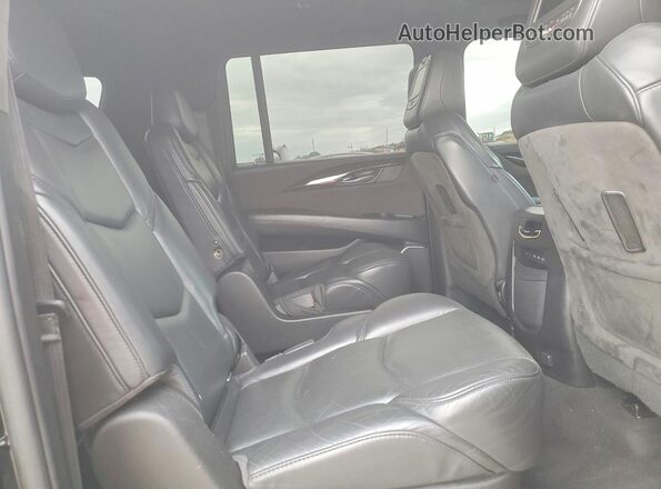 1GYS4KKJ1JR276371 2018 CADILLAC ESCALADE Black Engine compartment view