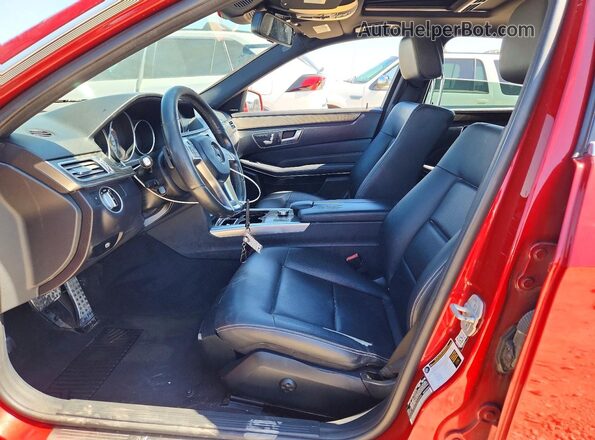 WDDHF5KB9GB256994 2016 MERCEDES-BENZ E Red 