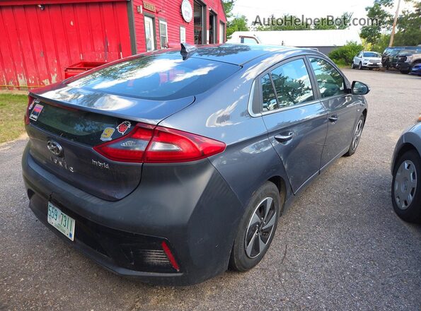 KMHC75LC6JU073925 2018 HYUNDAI IONIQ Gray Front view