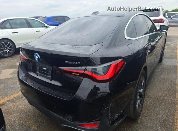 WBY73AW05PFN48939 2023 BMW I4 Black Przód prawy