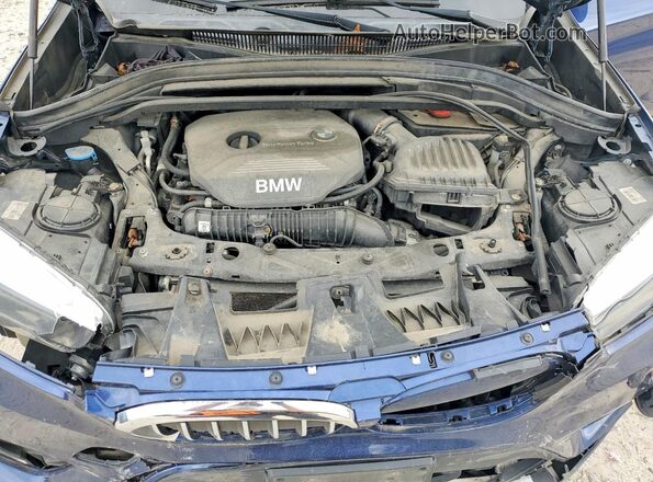 WBXHT3C31J5L25930 2018 BMW X1 Blue Widok naklejki z numerem VIN