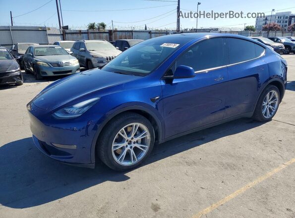 7SAYGDEE6PA041108 2023 TESLA MODEL Blue Задня ліва чверть