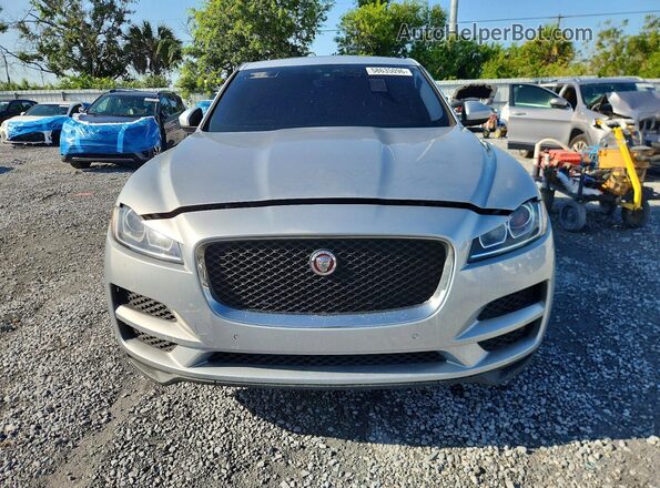SADCS2FX8LA640435 2020 JAGUAR F-PACE Silver Вид ззаду