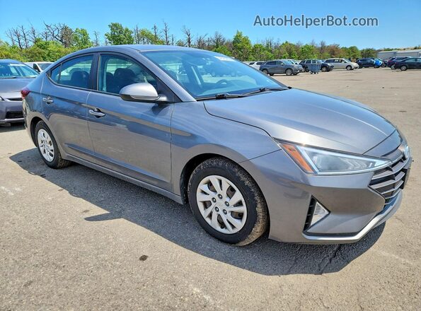 5NPD74LF4KH435338 2019 HYUNDAI ELANTRA Gray 