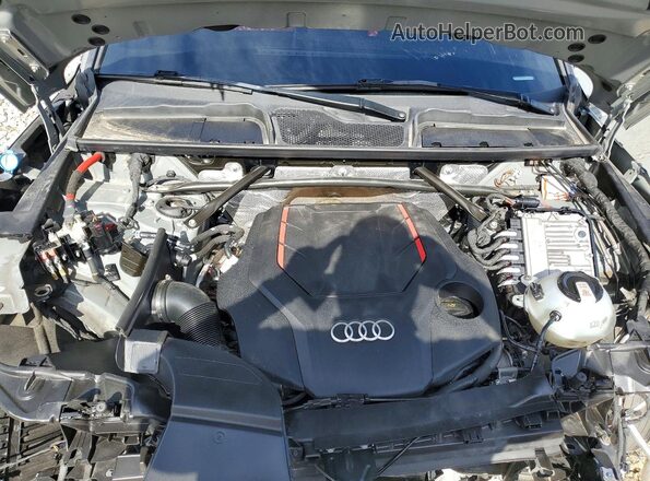 WA1B4AFY9N2025663 2022 AUDI SQ5 Gray Engine compartment view