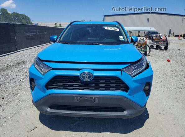 2T3RWRFV2KW036736 2019 TOYOTA RAV4 Blue უკანა ხედი