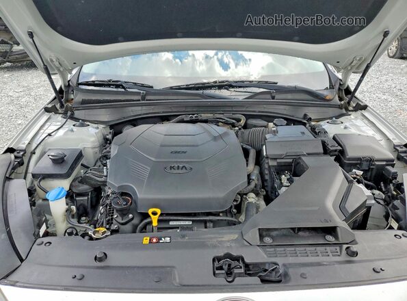 KNALB4J12H5094321 2017 KIA CADENZA Silver Vista del compartimento del motor