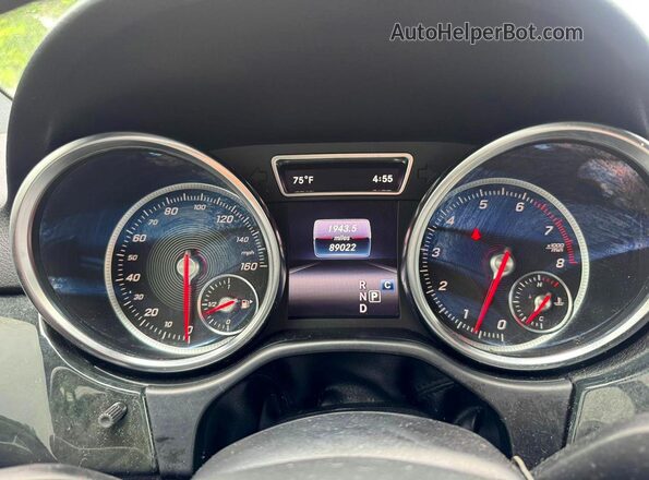 4JGDA5GB8KB204597 2019 MERCEDES-BENZ GLE Black Vista del salpicadero