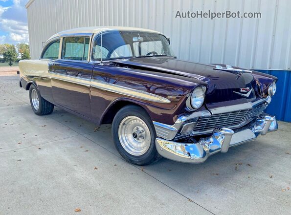 VC56L013996 1956 CHEVROLET BEL Бордовый Задняя левая четверть