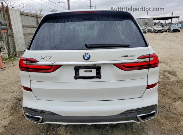 5UXCX4C55KLB39499 2019 BMW X7 White 