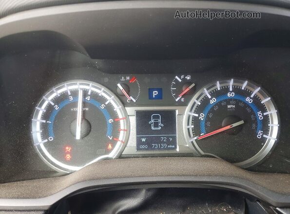 JTEBU5JR7K5709422 2019 TOYOTA 4RUNNER Серый Вид задних сидений