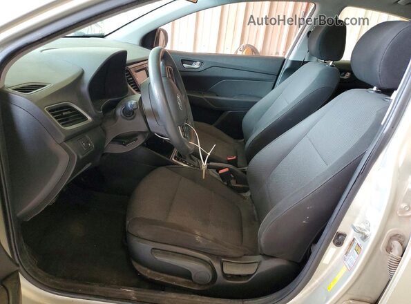 3KPC24A34JE015312 2018 HYUNDAI ACCENT Beige Вид панелі приладів