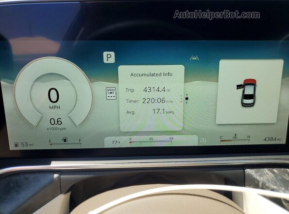 KMTFC4SD6SU049774 2025 GENESIS G90 Black Հետևի նստատեղերի տեսք