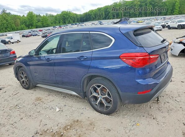 WBXHT3C31J5L25930 2018 BMW X1 Blue Tył prawy
