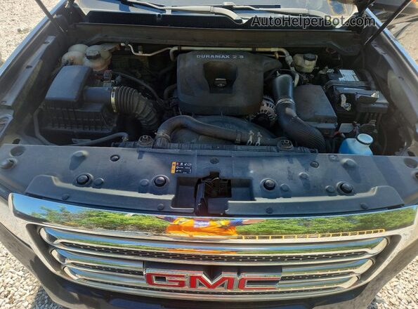 1GTP6DE14G1321419 2016 GMC CANYON Black Vista del compartimento del motor